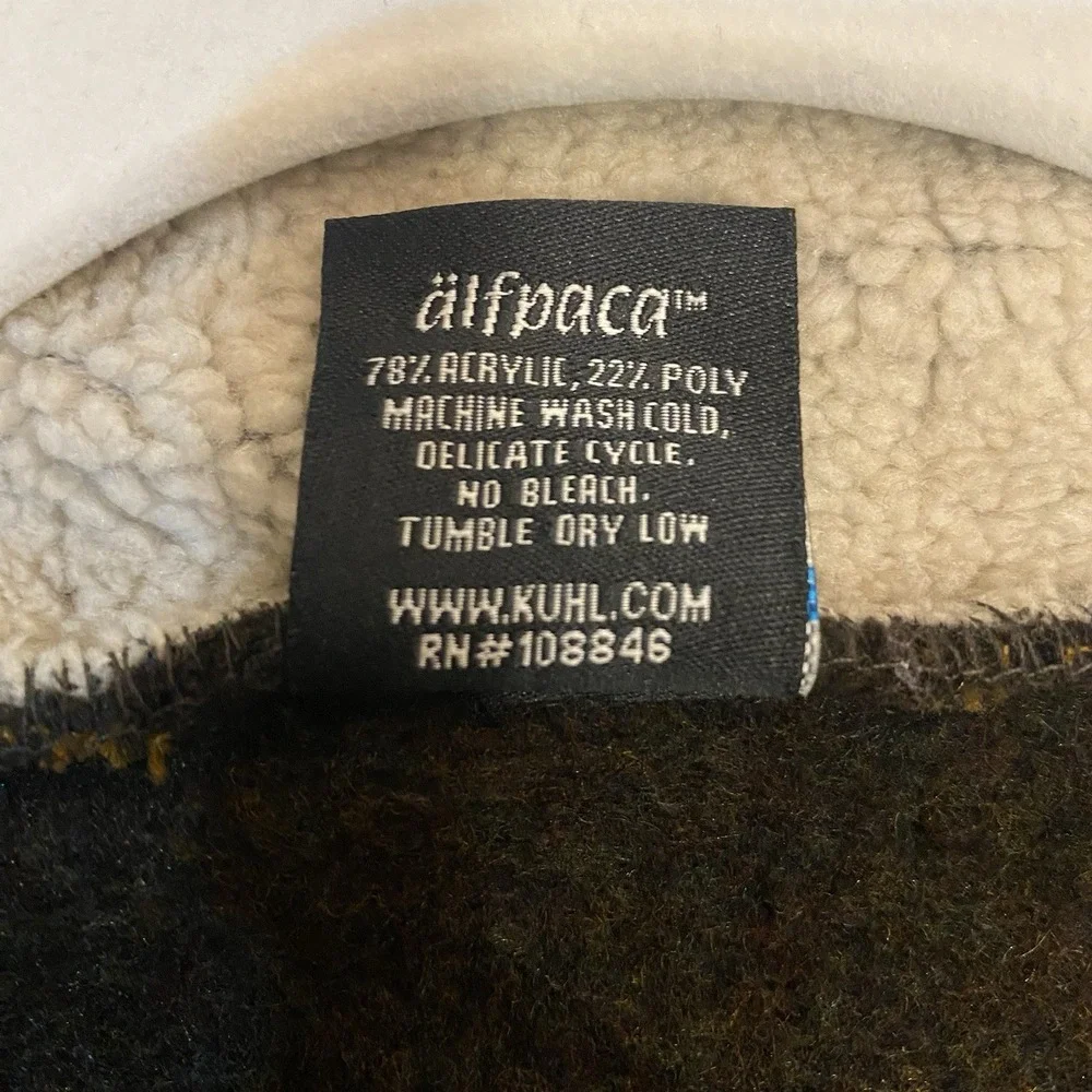 Kuhl Men Large Alfpaca Fleece 1/4 Zip Lightweight Sweater Pullover Canada Large